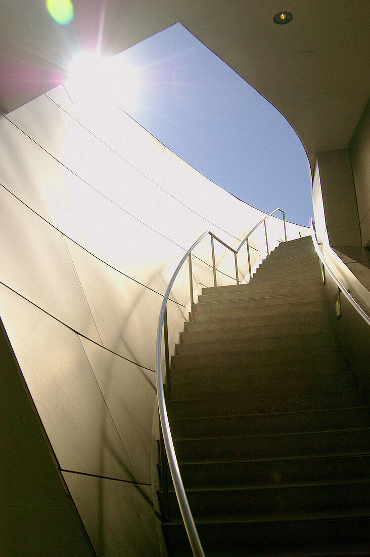 modern architecture staircase, Los Angeles, CA