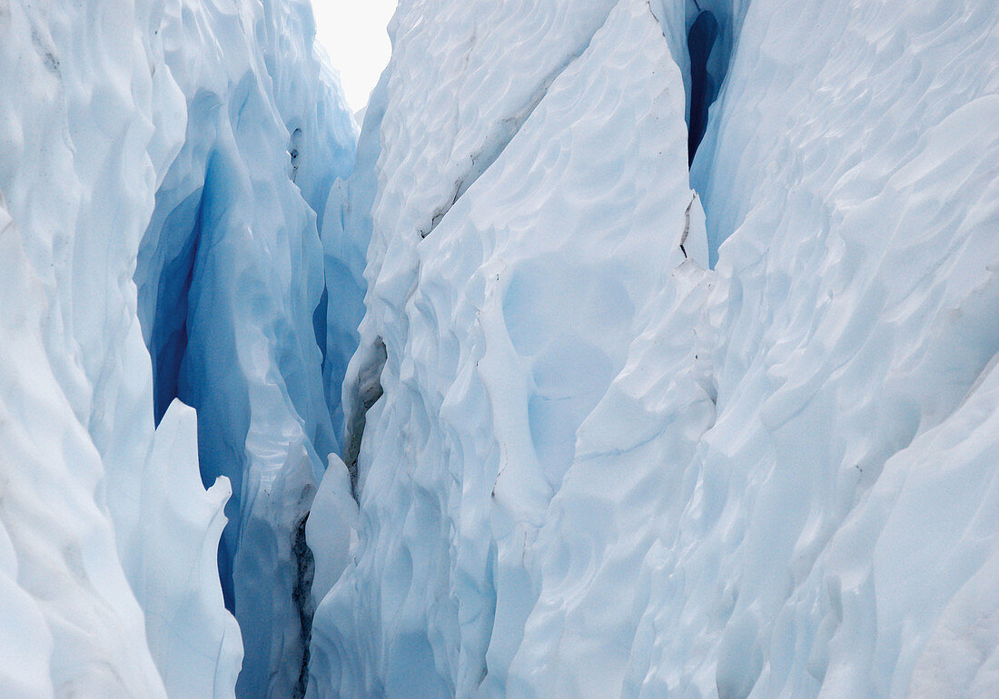 Alaska glacier cave