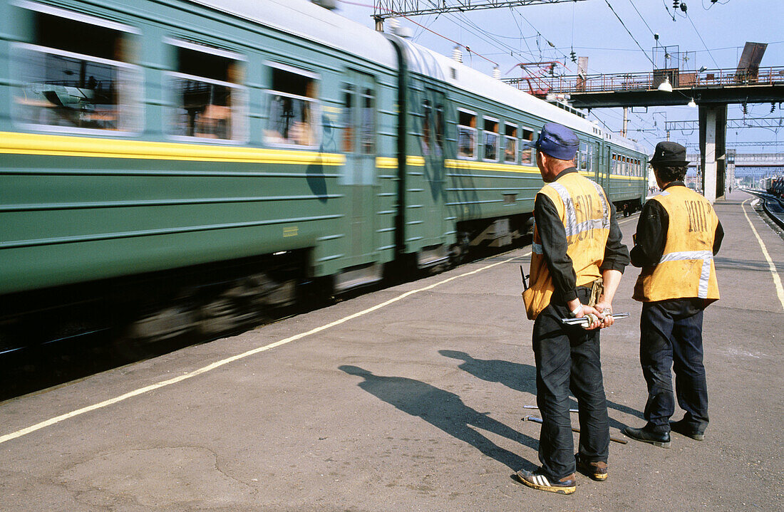 Trans-Siberian Railroad. Siberia, Russia – Bild kaufen – 70143051 ...