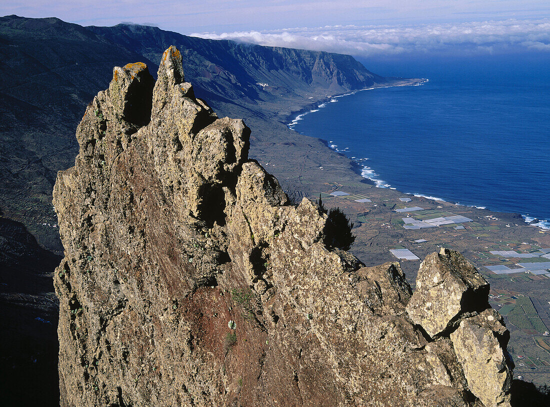 Jinama Viewpoint in El Hierro Island. Canary Islands, Spain