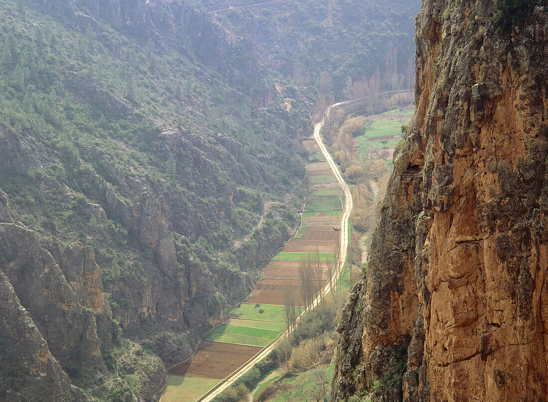 Gorge in Punta Teno Natural Reserve. Tenerife, Canary Islands, Spain