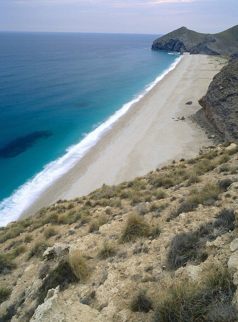 Los Muertos beach in Cabo de Gata. Almeria province. Andalucia, Spain