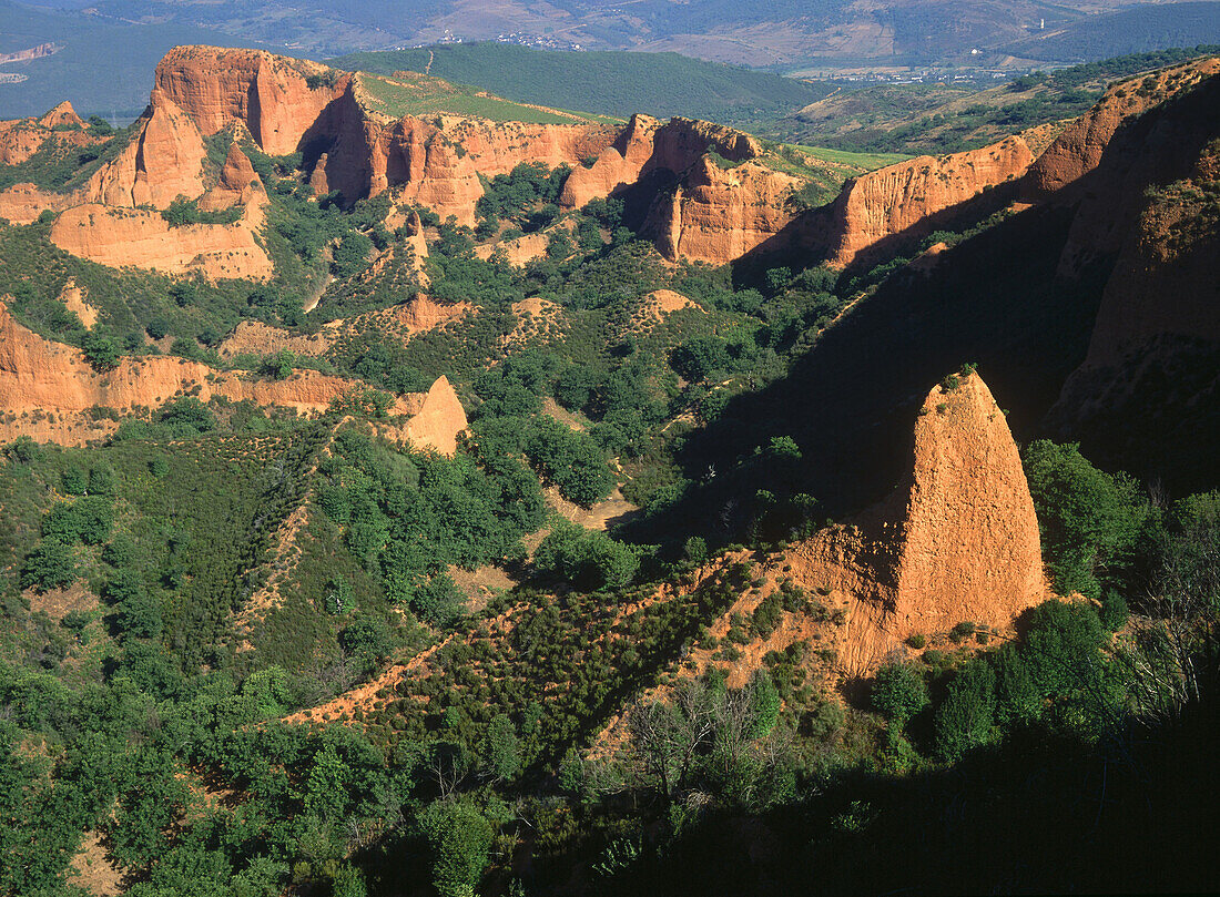 Las Médulas, ancient roman gold mining site. León province. Spain