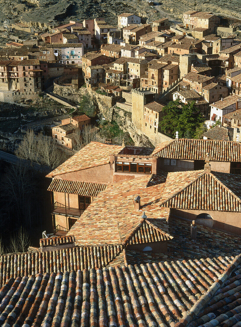 View of Albarracin in Teruel province. Aragon, Spain