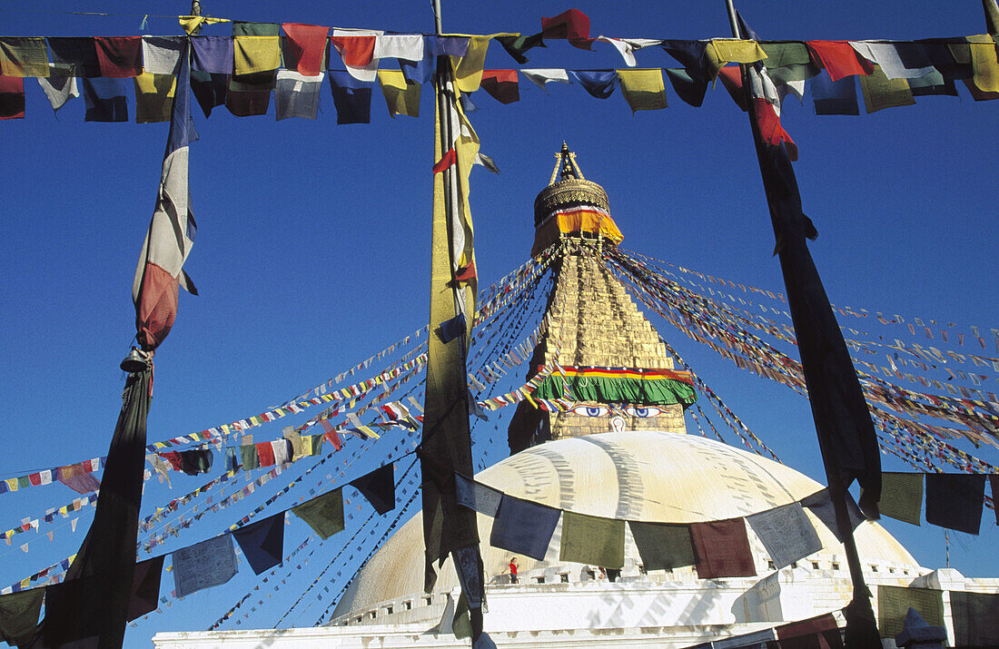 Bodhnath Stupa. Kathmandu Valley. Nepal