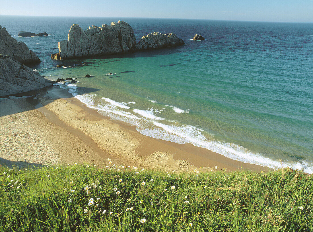 Arnia beach. Bezana. Liencres. Cantabria. Spain.