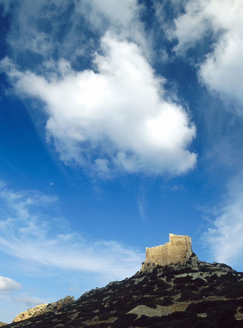 Castle. Cabrera National Park. Balearic Islands. Spain.