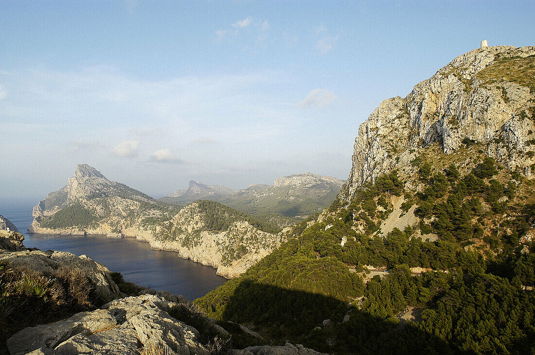 Costa de Formentor, sierra de Tramuntana, municipio de Pollensa. Majorca. Balearic Islands. Spain