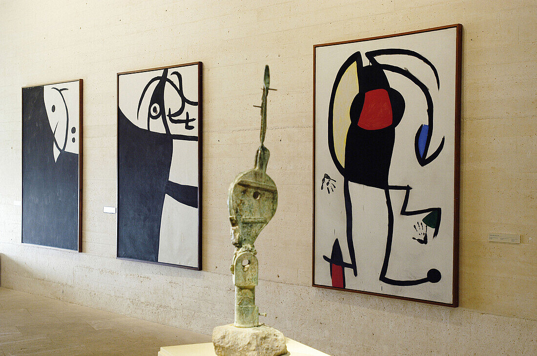 Fundación Pilar i Joan Miró in Palma de Mallorca, workroom and house of the internationally famous artist. Majorca. Balearic Islands. Spain
