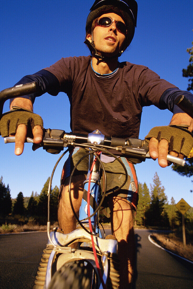 Mountain biking