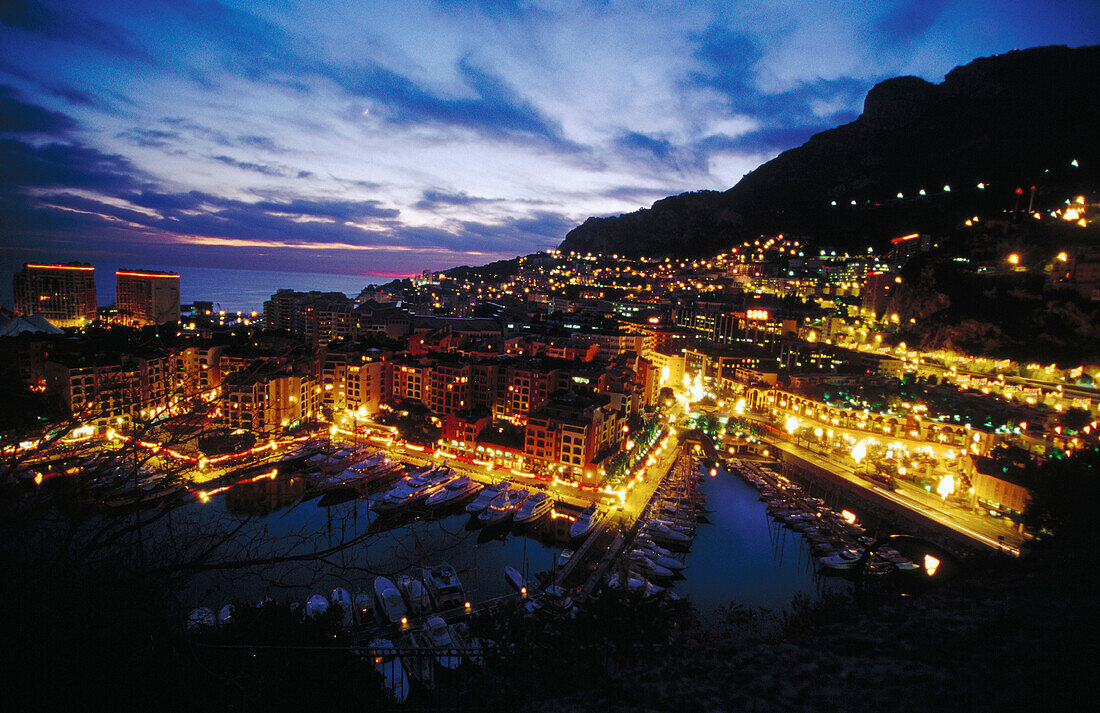 Port of Fontvieille. Monaco