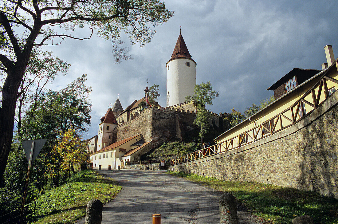 Castle. Krivoklat. Central Bohemia. Czech Republic.