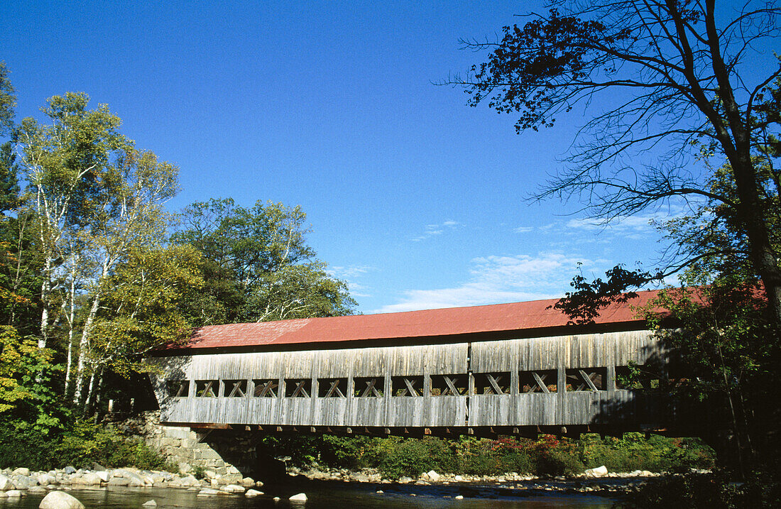 Covered bridge, Albany. New Hampshire, USA