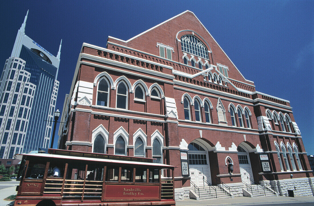 Ryman Auditorium, home of the Grand Ole Opry (1943-1974). Nashville. Tennessee. USA