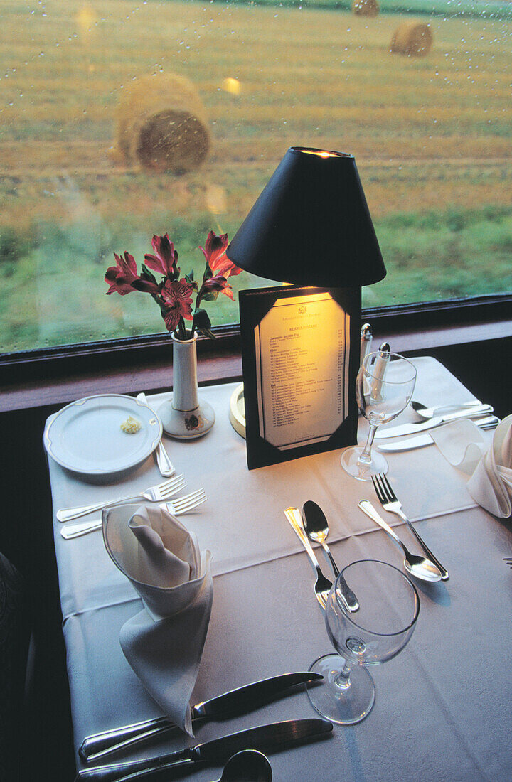 Dining car. American Orient Express. Canada
