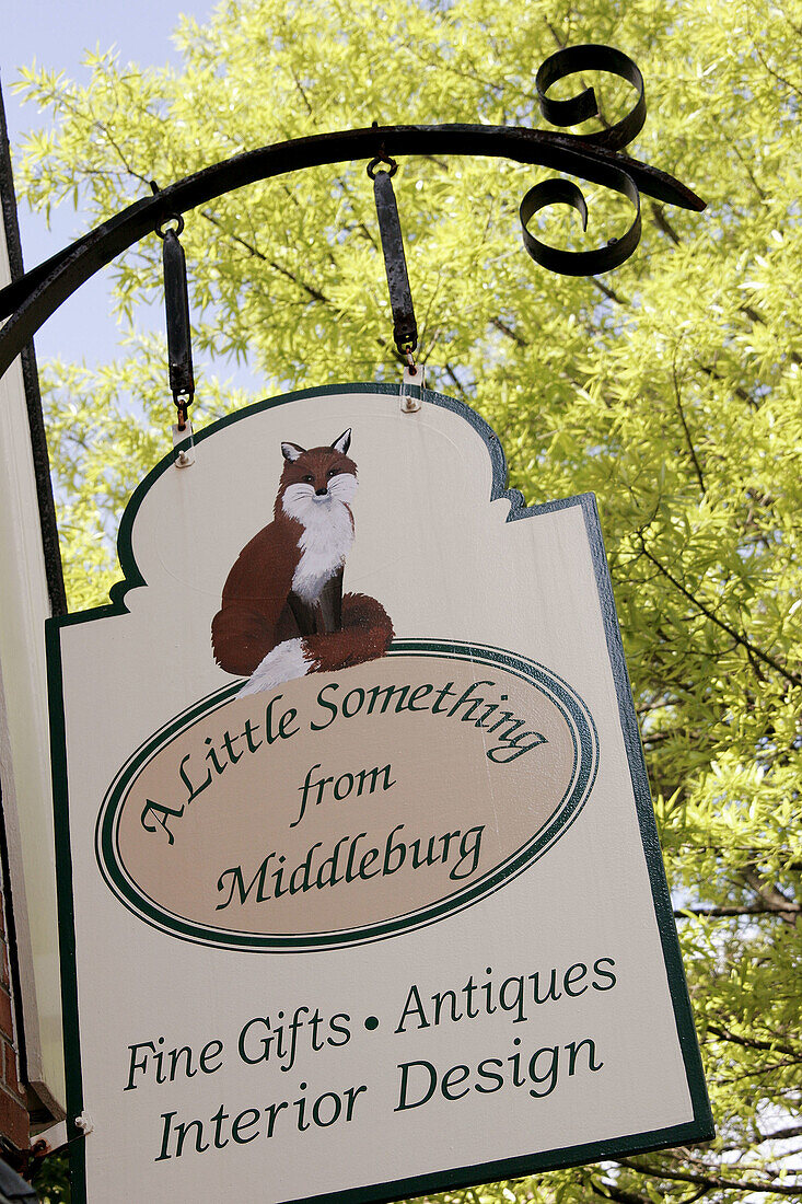 Virginia, Middleburg, Washington Street, sign, A Little Something from Middleburg, gifts, antiques