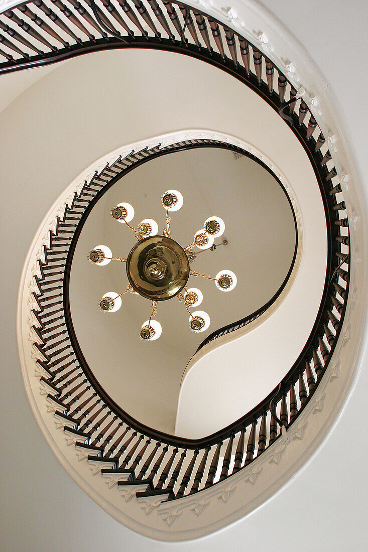 Alabama, Montgomery, State Capitol Building, spiral stairs