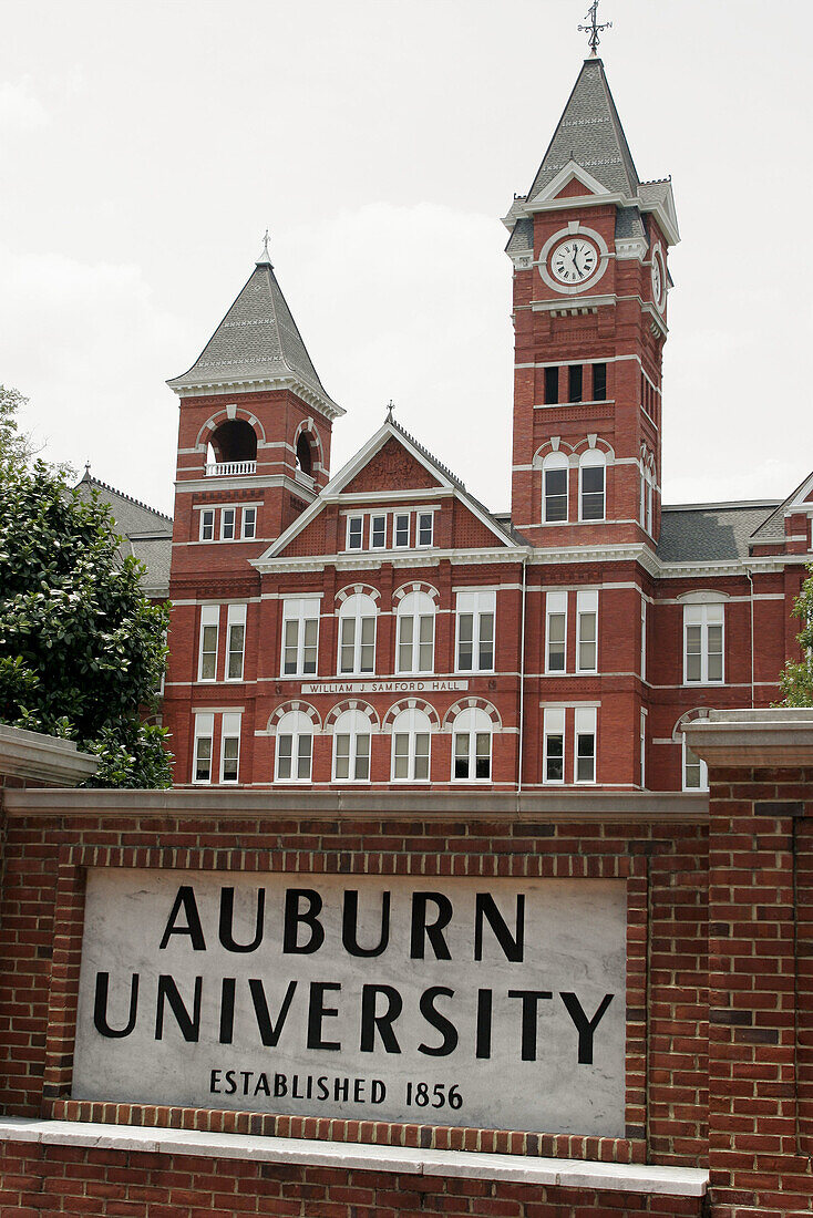 Alabama, Auburn University, Samford Hall Clock Tower, education