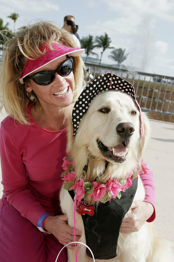 Florida, Miami, Bayfront Park, Purina Walk for the Animals.