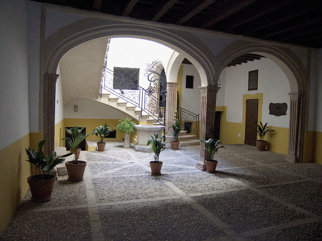 Patio of Palma de Mallorca. Balearic Islands. Spain.