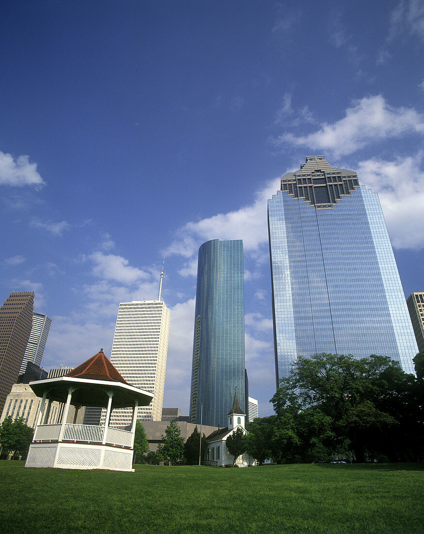 Sam houston park, Houston, Texas, USA.