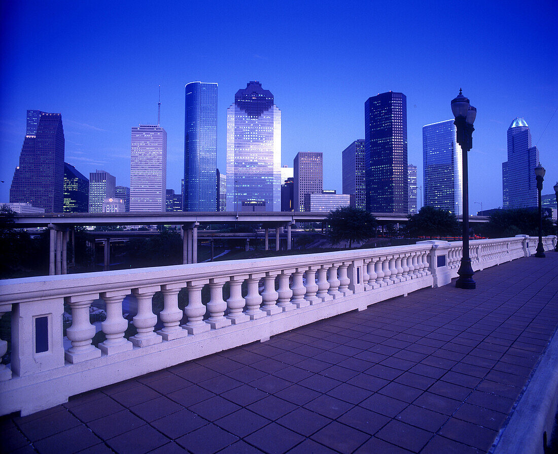 Downtown skyline, Houston, Texas, USA.
