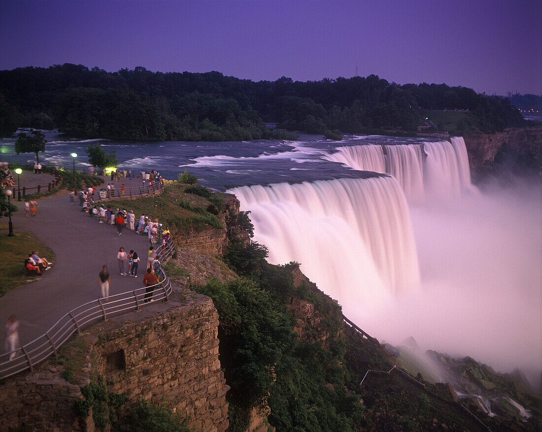 American waterfalls, Niagara, New York, USA.