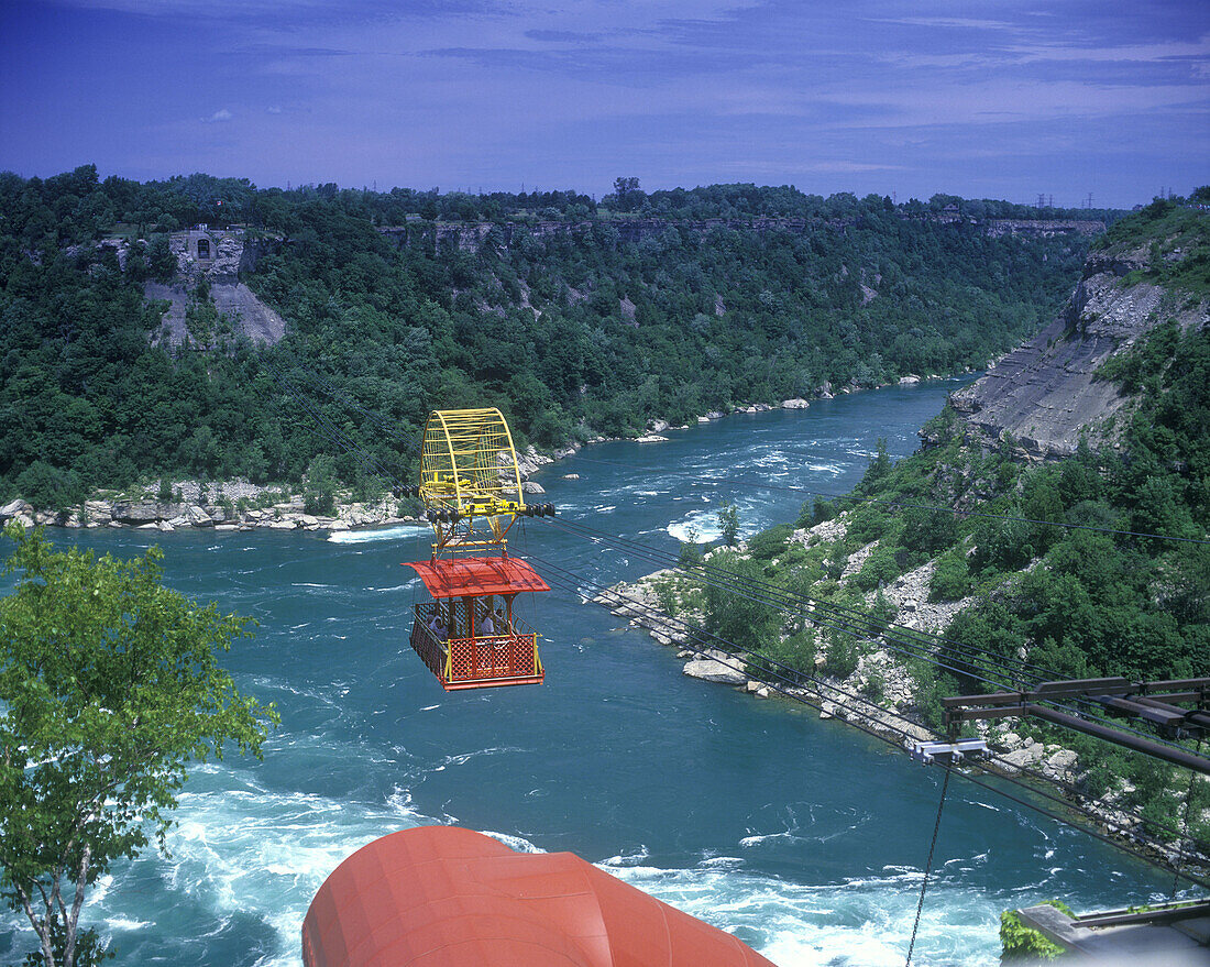 Spanish aero-car, The whirlpool, Niagara, Ontario, Canada.
