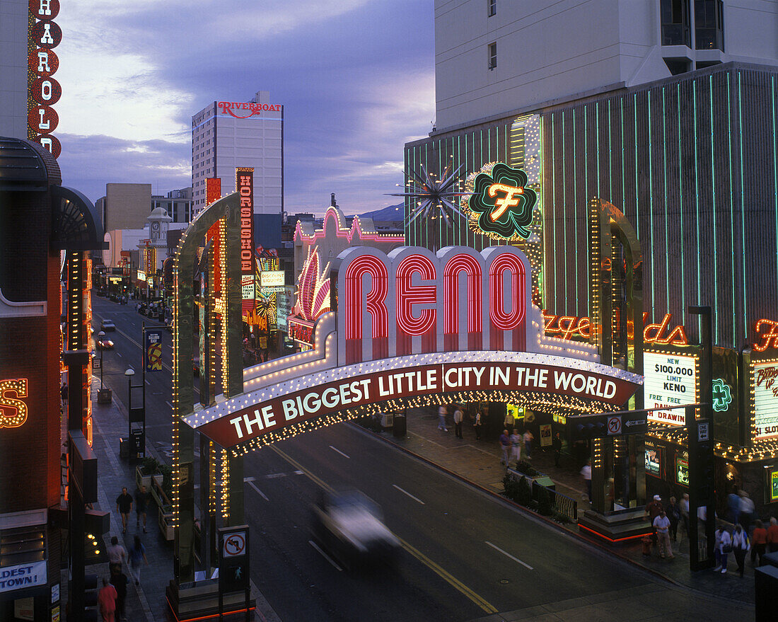 Virginia Street, Reno, Nevada, USA.