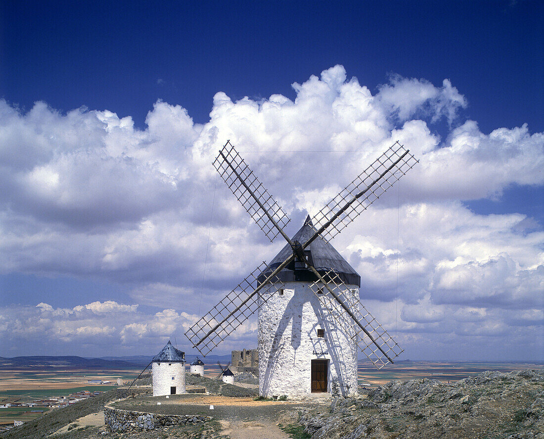 Windmills, Consuegra, La mancha, Spain.
