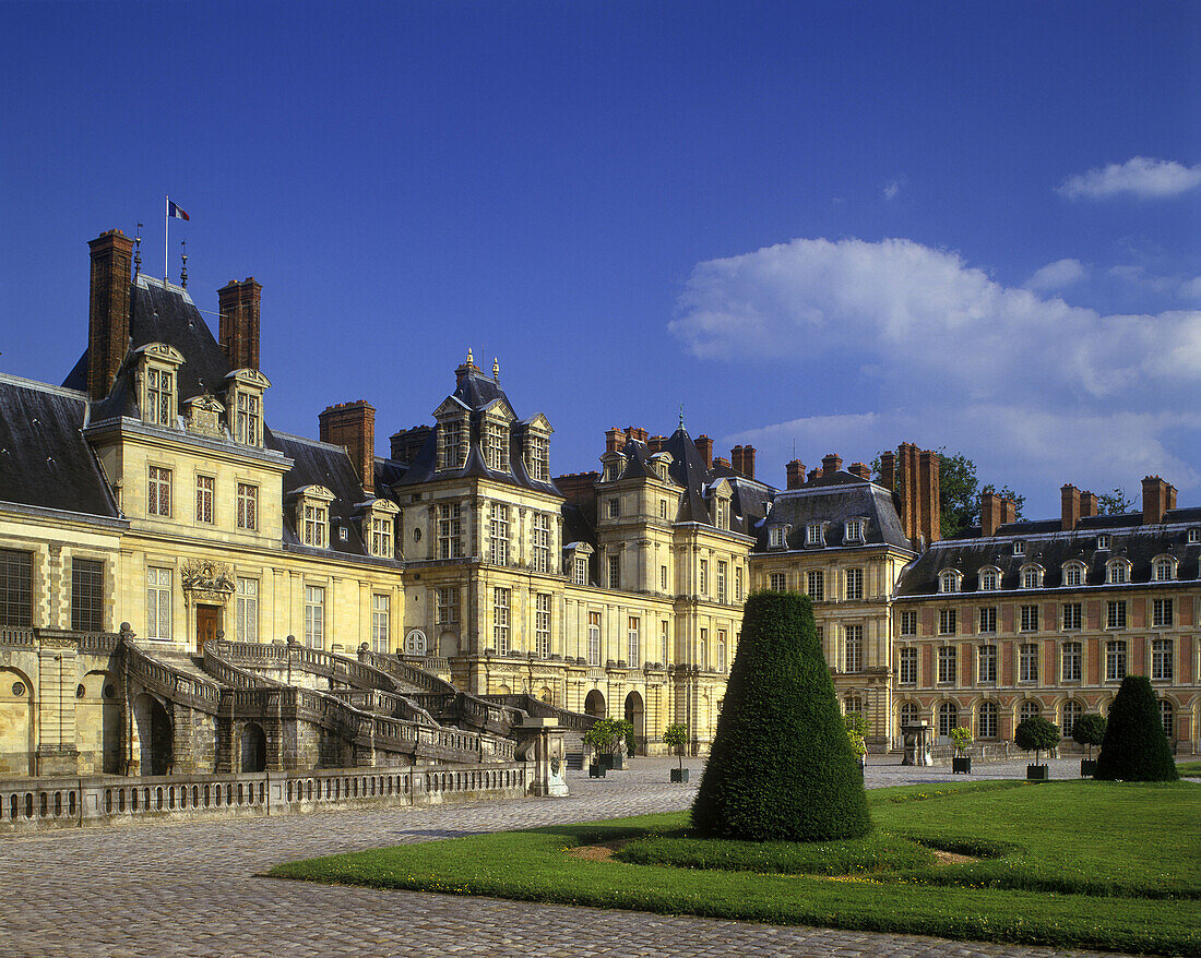 Fontainebleau palace, Fontainebleau, France.