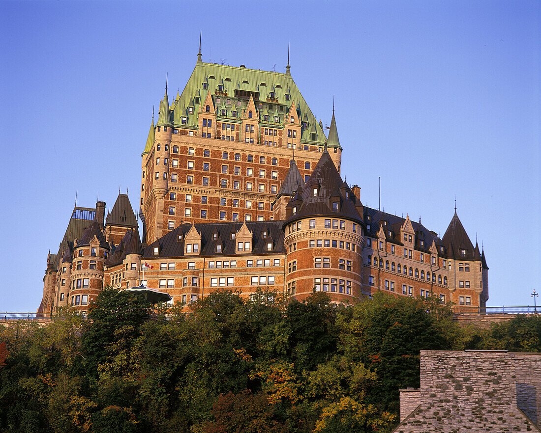 Chateau frontenac, Vieux-quebec, Quebec, Canada.