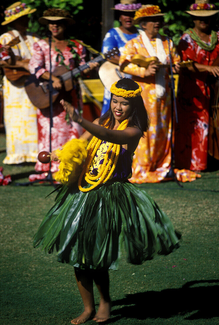 Kodak hula show, Honolulu, Oahu, Hawaii, USA.