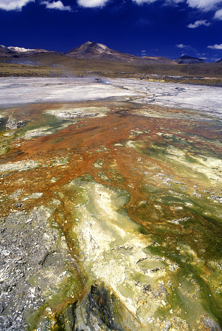 Scenic geiser del tatio, Ii region, Chile.