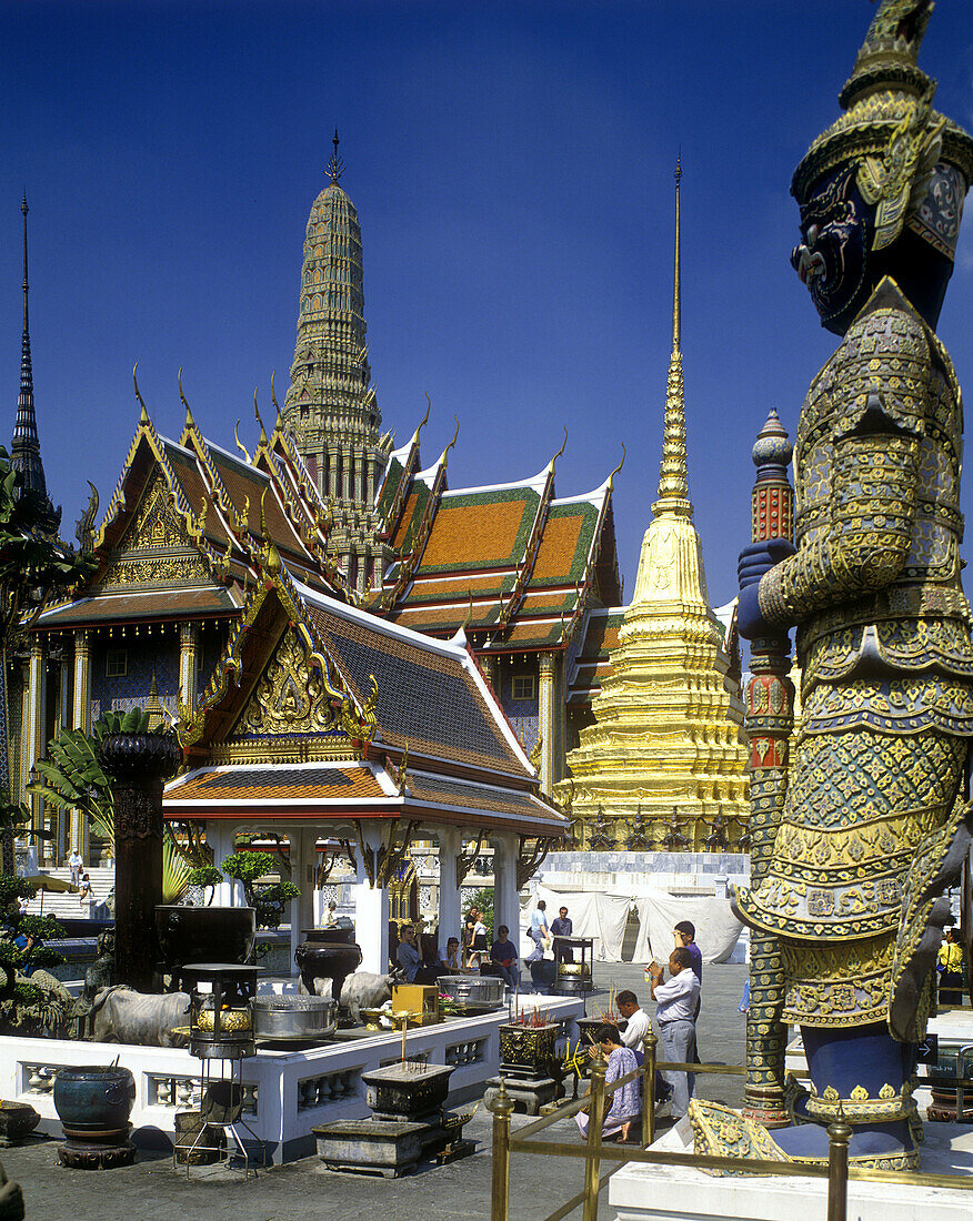 Wat phra kaeo (grand palace)bangkok, Thailand.