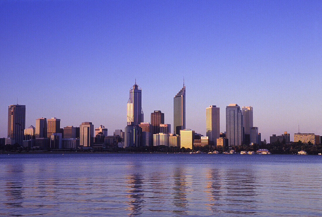 Downtown skyline, Perth, Western australia, Australia.