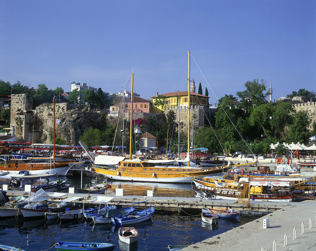 Kaleici harbour, Antalya, Turkey.