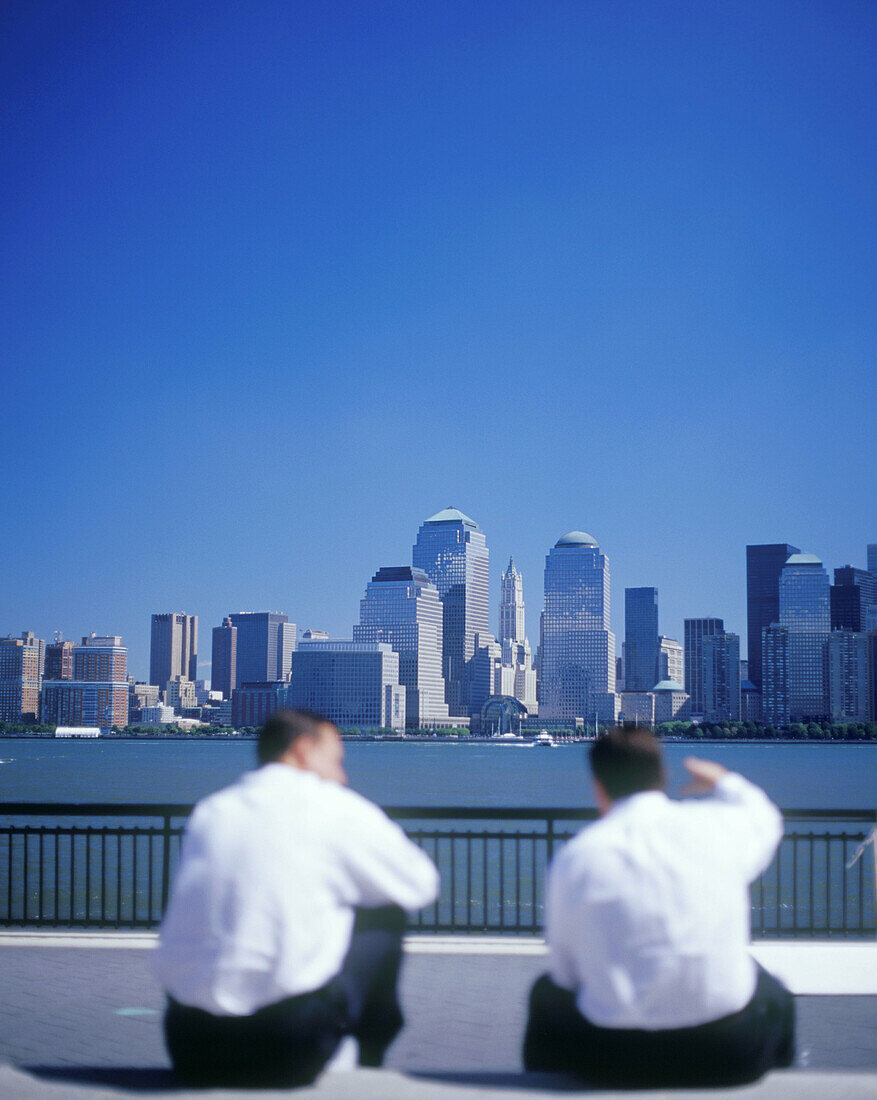 Downtown skyline, Manhattan, New York, USA.