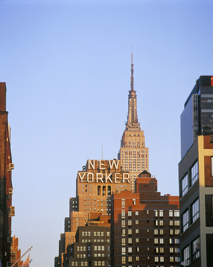 Empire state building, Mid-town, Manhattan, New York, USA.