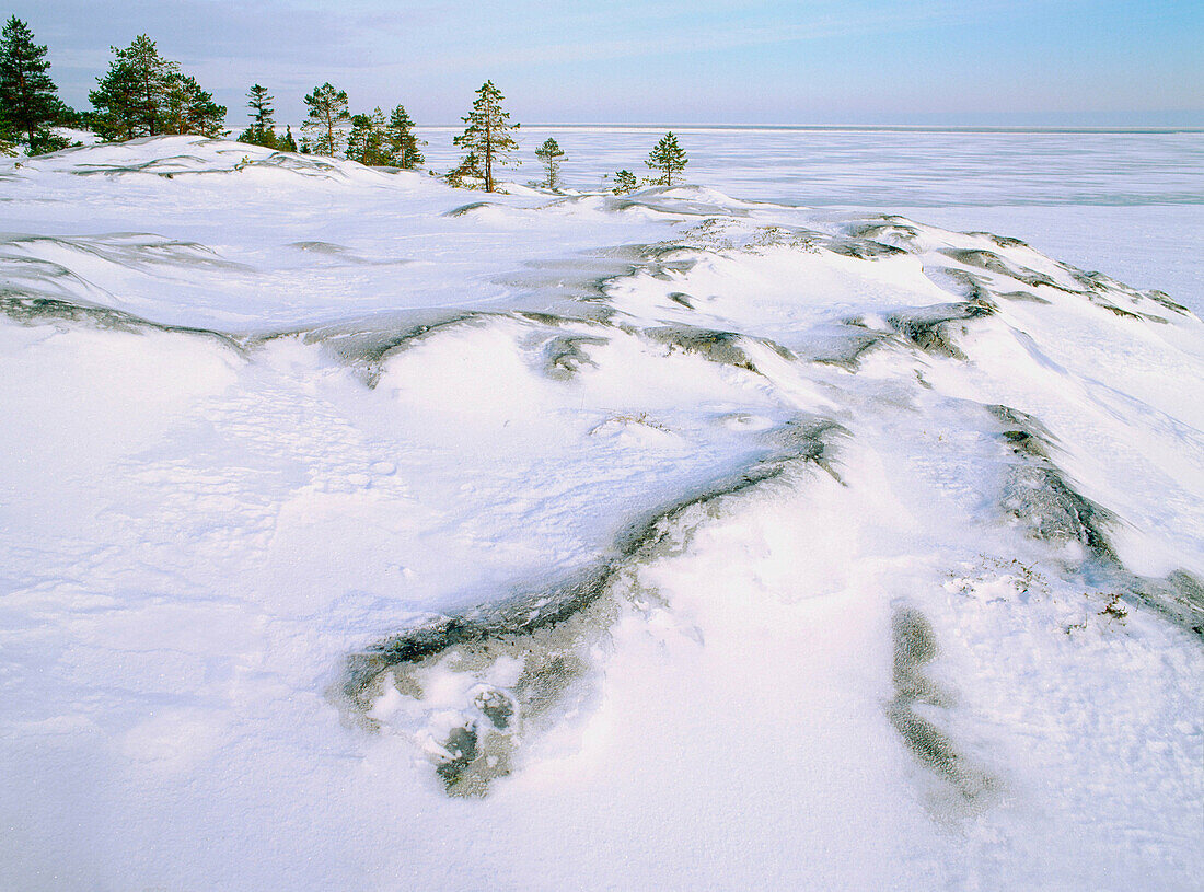 Gulf of Bothnia in Bjuroklubb. Västerbotten. Sweden