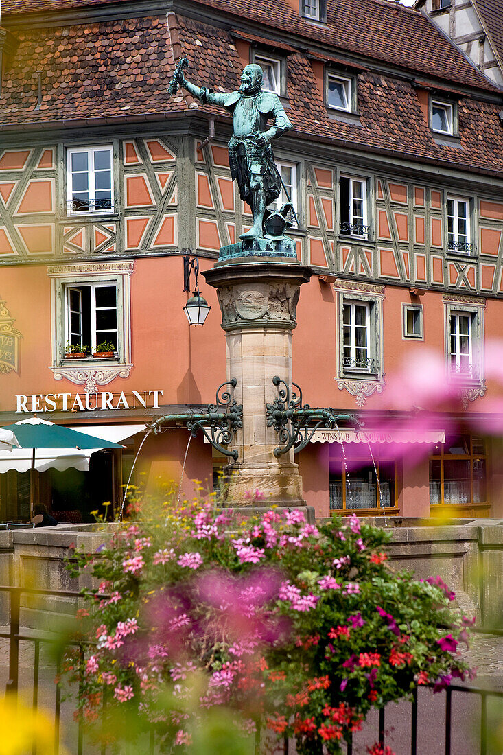 Schwendi Brunnen, Colmar, Elsass, Frankreich