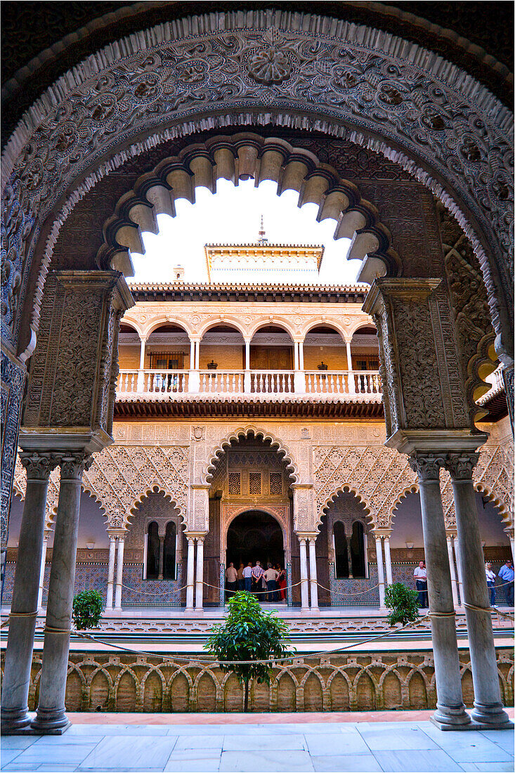 Alcazar, Sevilla, Andalusien, Spanien