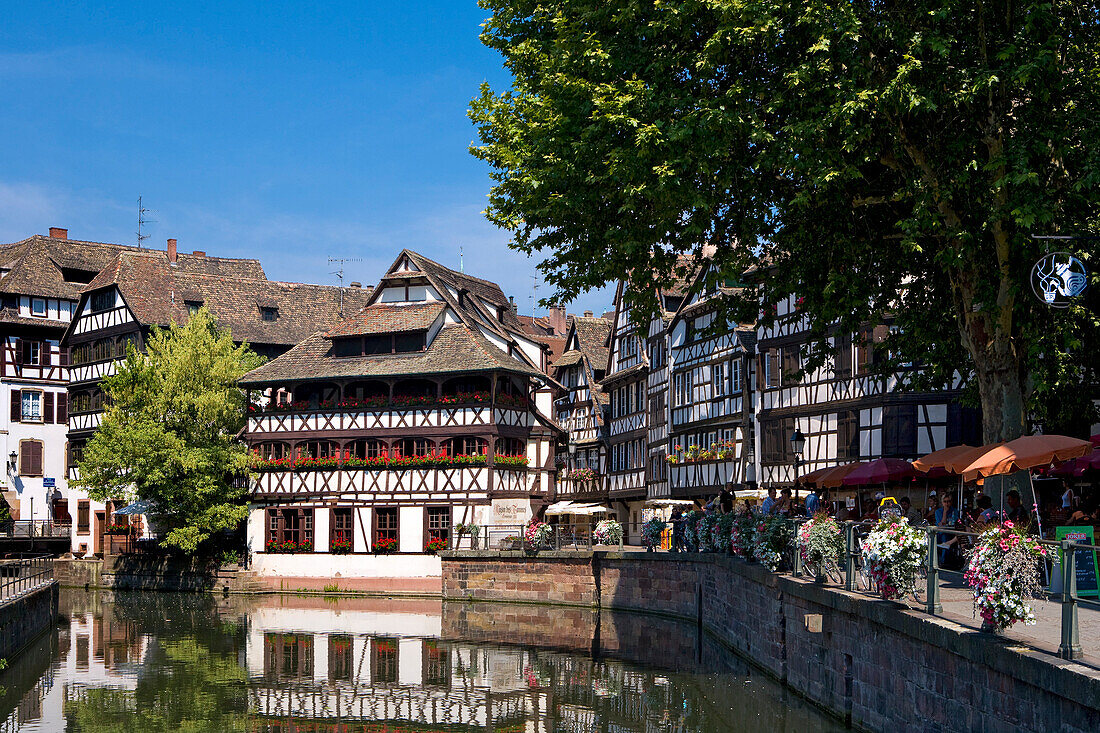 Restaurant Maison de Tanneurs, Petite France, Straßburg, Elsaß, Frankreich