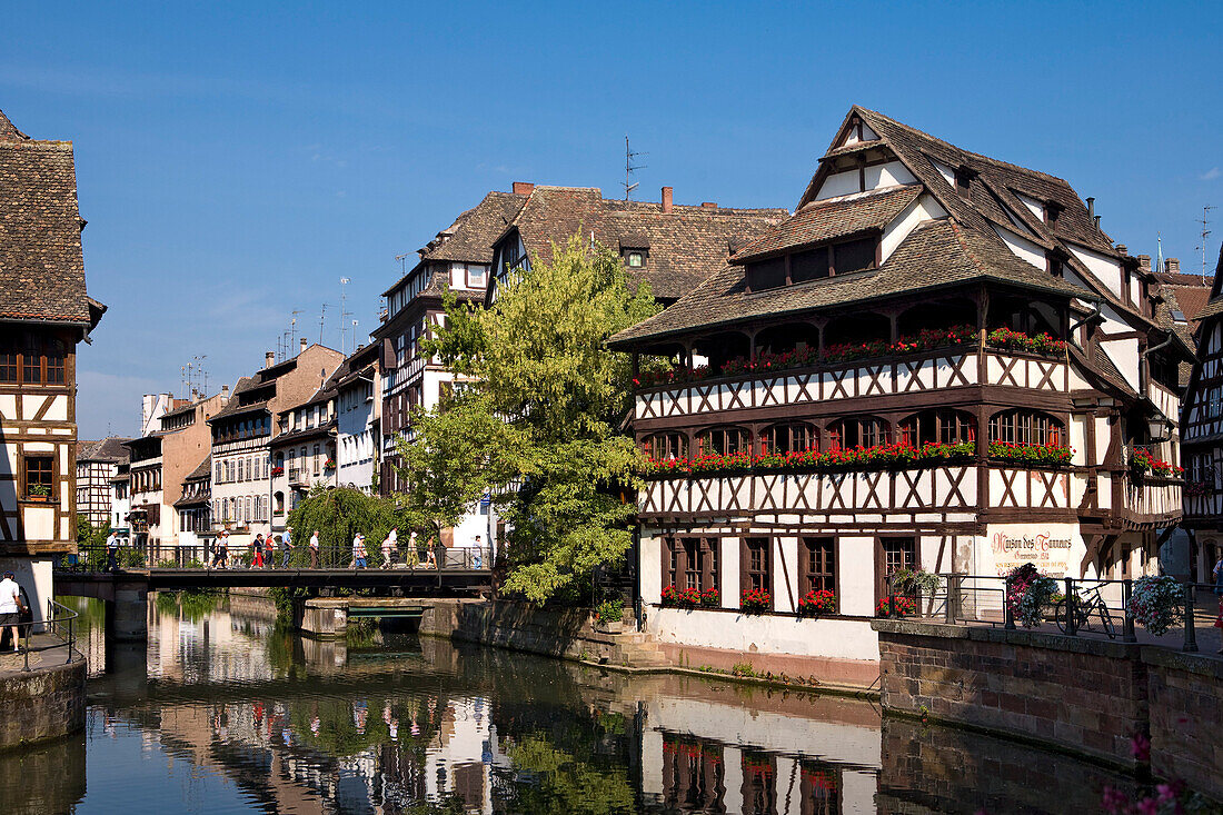 Restaurant Maison de Tanneurs, Petite France, Straßburg, Elsaß, Frankreich