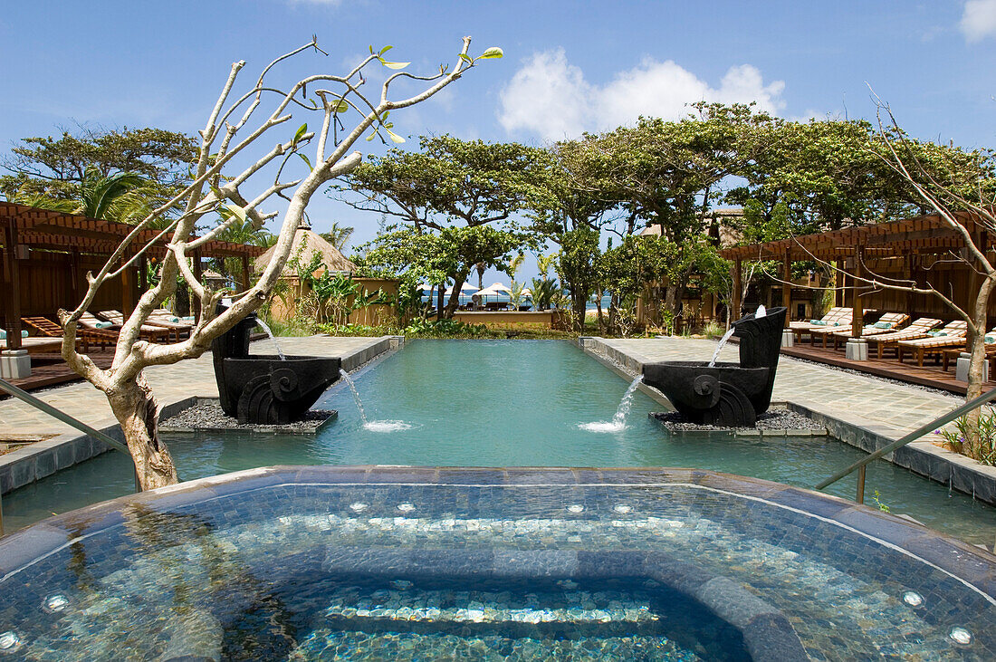 Spa Pool at Hotel Shanti Ananda Resort and Spa, Mauritius