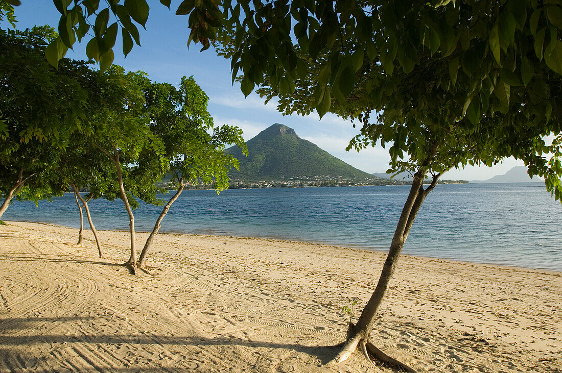 Sandy beach at Tamarin bay, Hotel Taj Exotica Resort & Spa, Mauritius