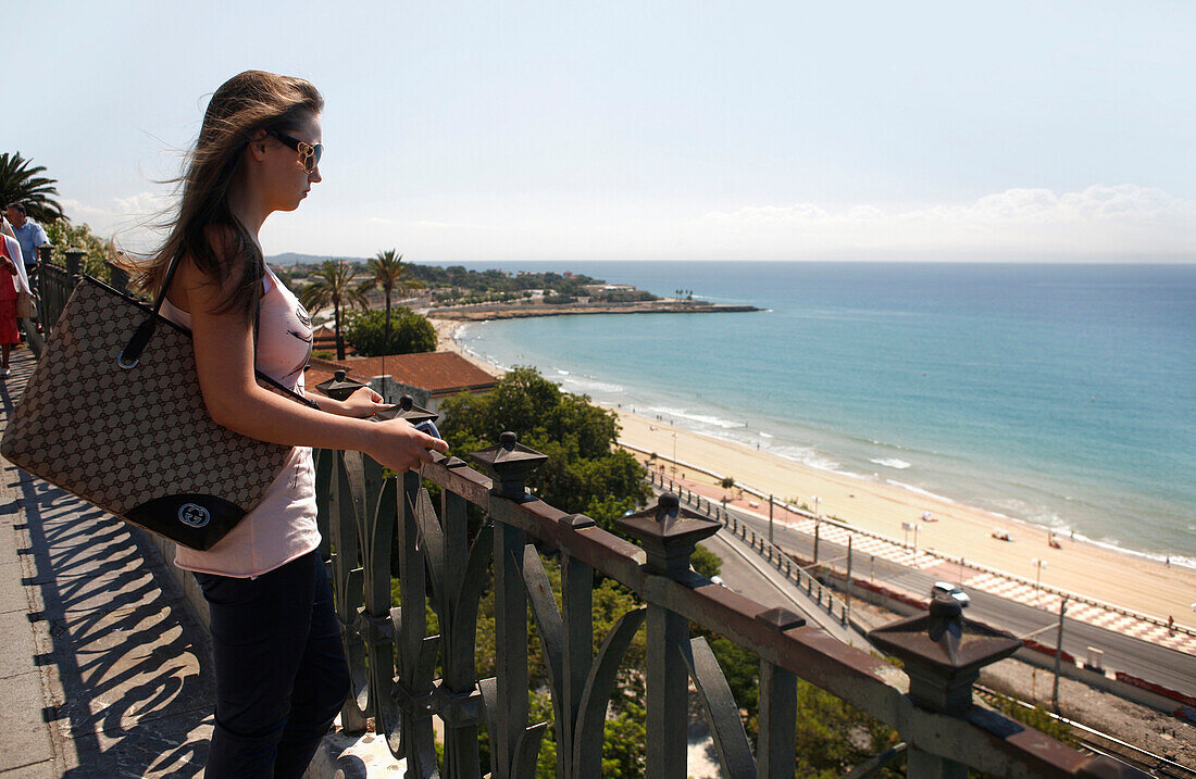 View over the Mediterranean, Tarragona, Catalonia, Spain