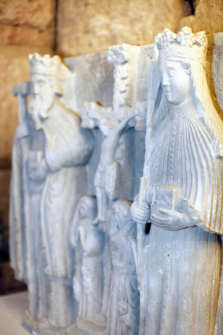 Detailansicht vom Catedral de Santa Maria Museum, Tarragona, Katalonien, Spanien