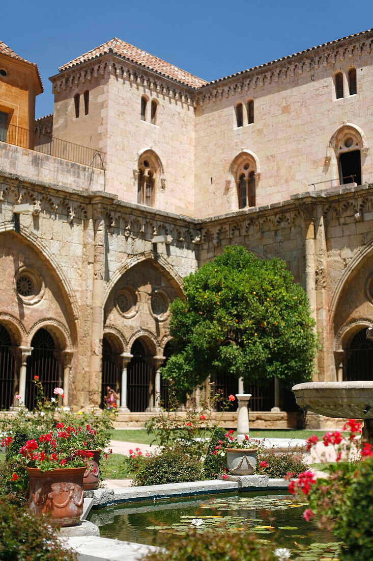 Catedral de Santa Maria Cloisters, Tarragona, Costa de Garraf, Katalonien, Spanien