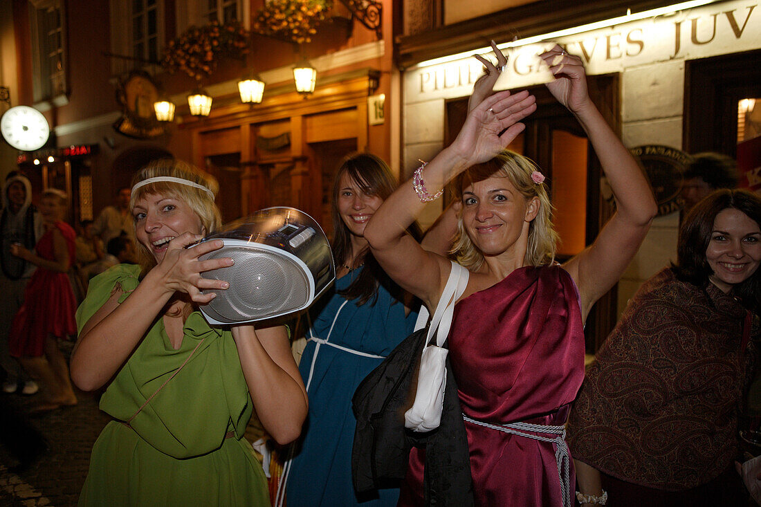 Pilies Str. Hen night, Lithuania, Vilnius